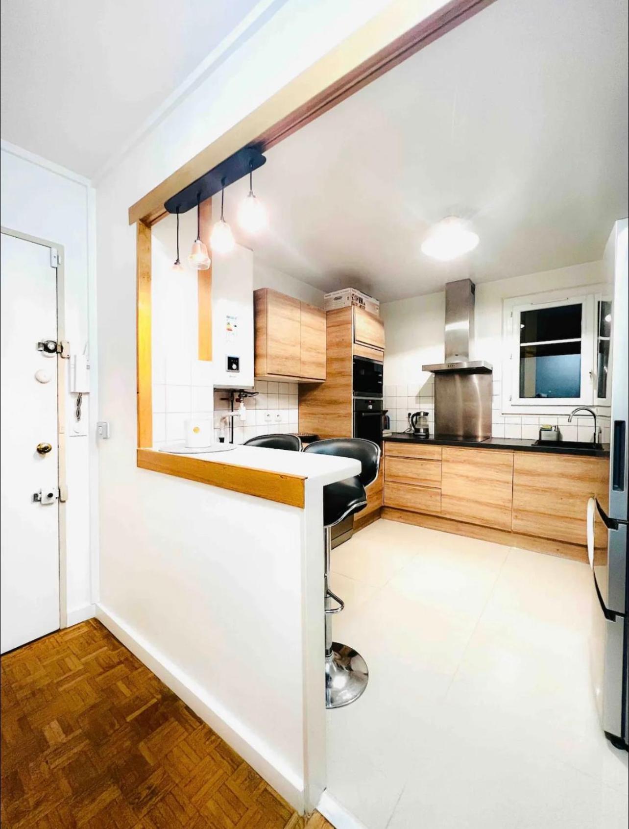 Modern 2 Bedroom Apartment Near Paris Metro, Giant Flat Screen Tv 85 Inches, Balcony, Free Parking Ivry-sur-Seine Dış mekan fotoğraf