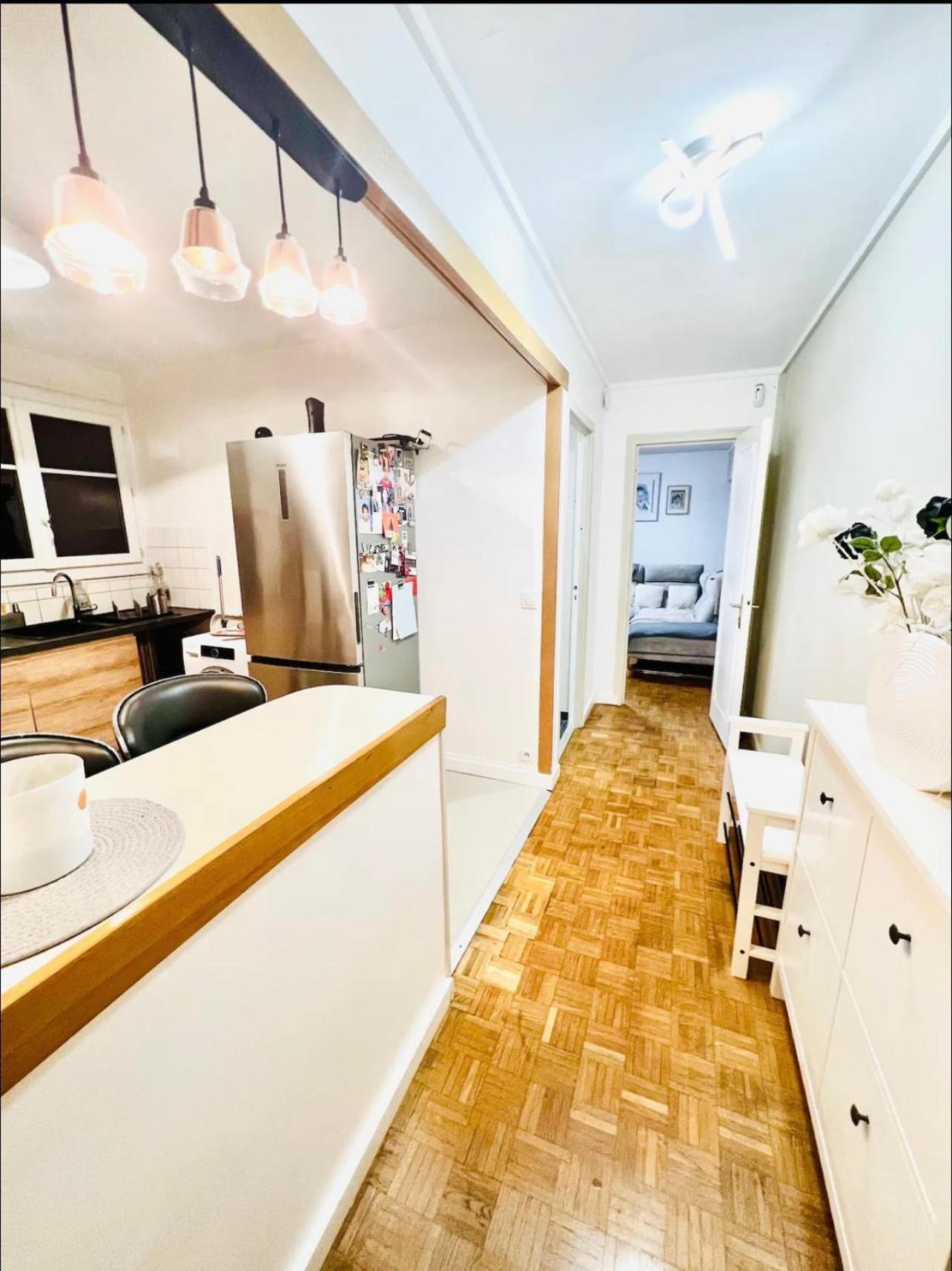 Modern 2 Bedroom Apartment Near Paris Metro, Giant Flat Screen Tv 85 Inches, Balcony, Free Parking Ivry-sur-Seine Dış mekan fotoğraf