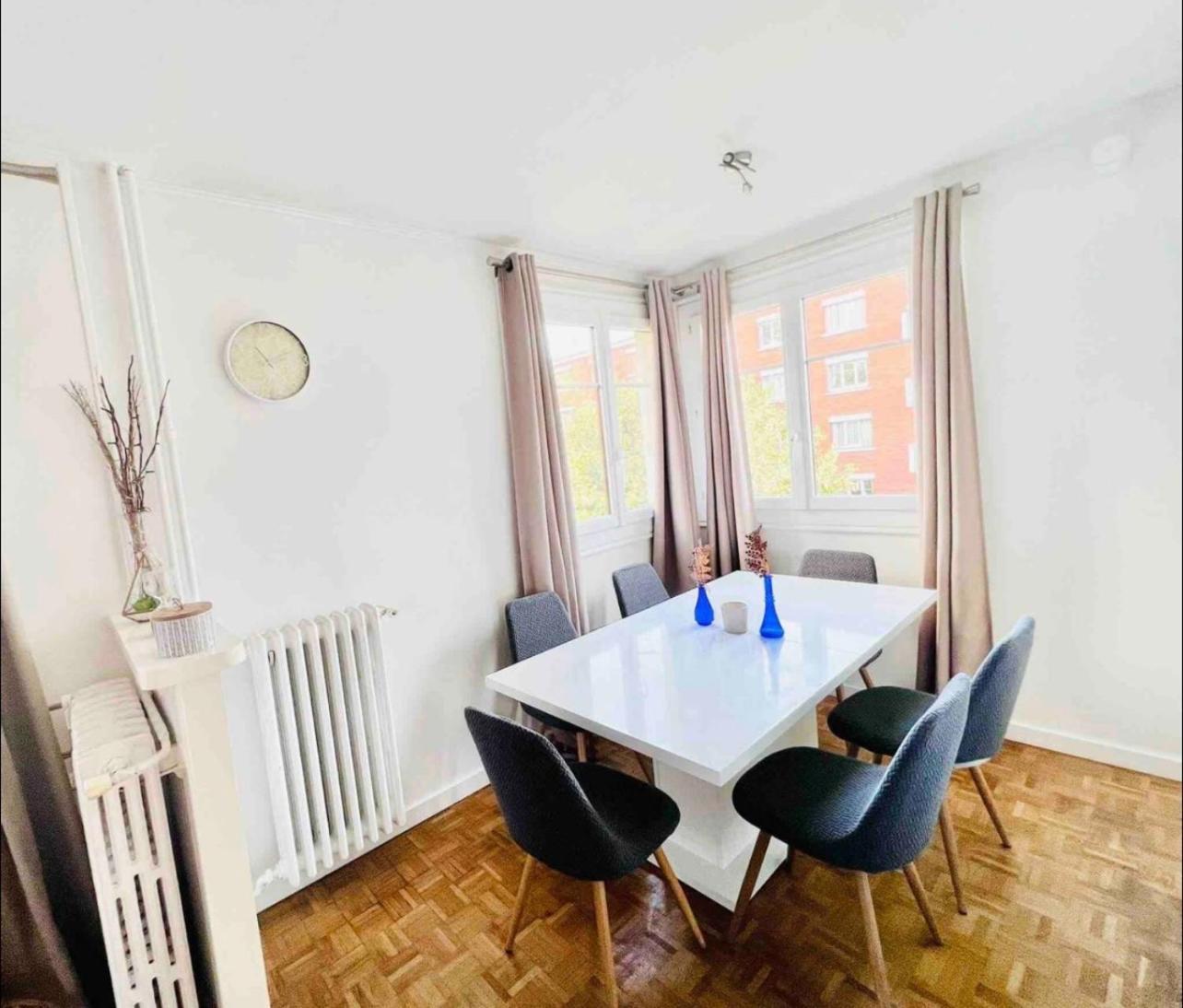 Modern 2 Bedroom Apartment Near Paris Metro, Giant Flat Screen Tv 85 Inches, Balcony, Free Parking Ivry-sur-Seine Dış mekan fotoğraf